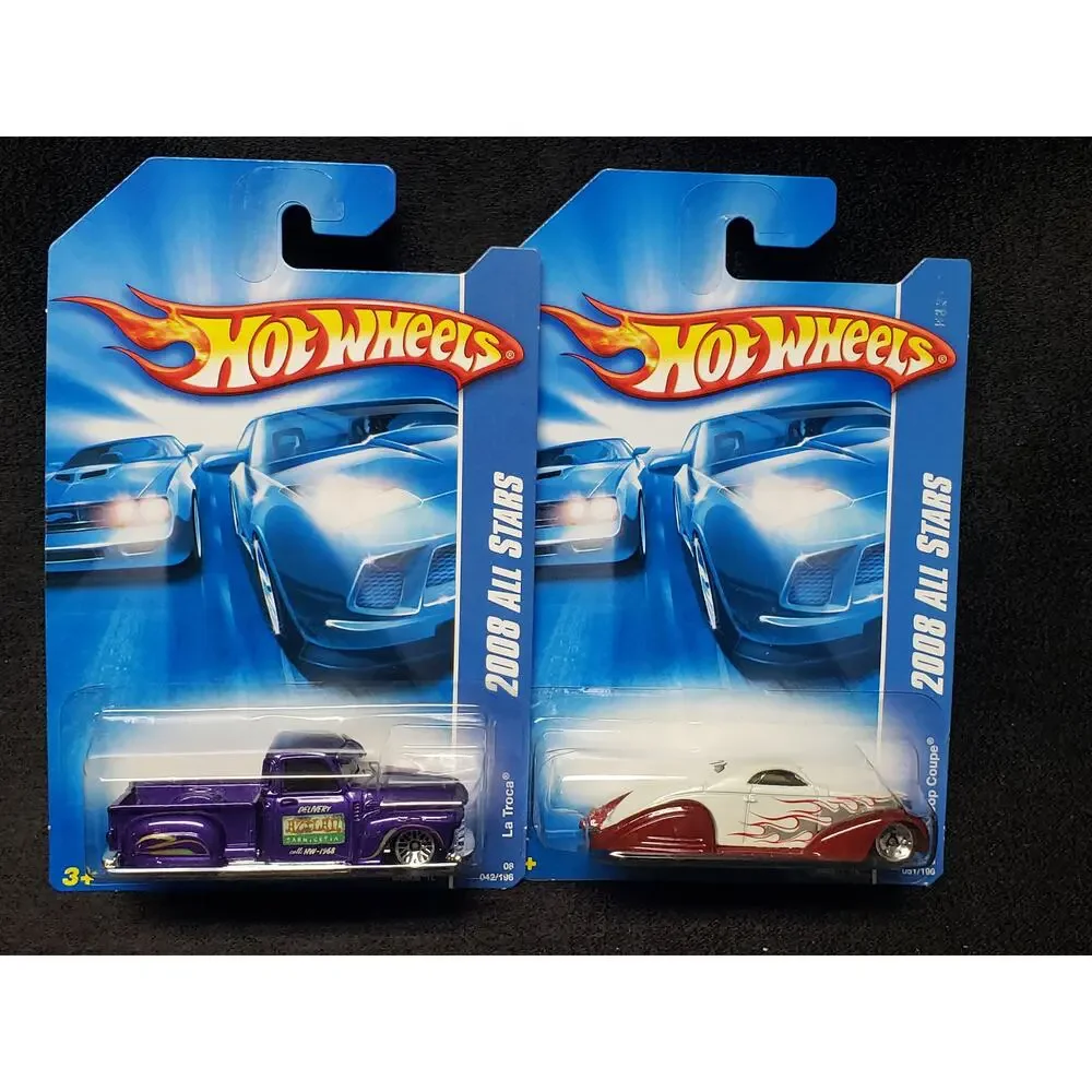 Mattel Hot Wheels 2008 All Stars La Troca Truck & Swoop Couple Diecast Race Car